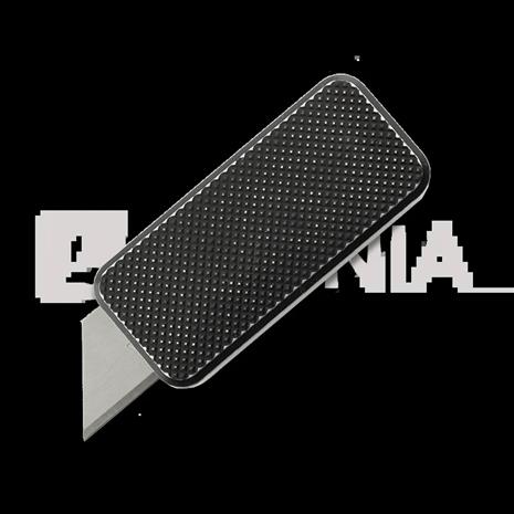 Rivery Manufacturing Zero Utility Knife - Knurled Pattern, Worn Black