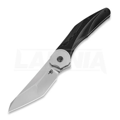 Bestech Excentric - Beadblast - Titanium kääntöveitsi, musta – kuva 2/2