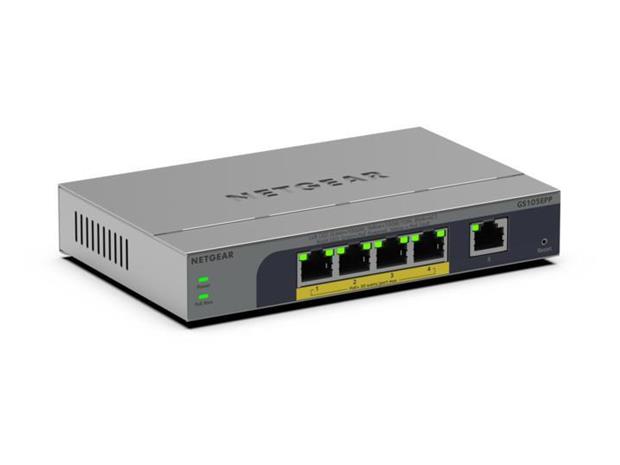 NETGEAR GS105EPP-100EUS, kytkin