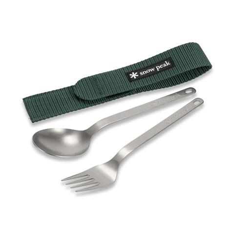 Snow Peak Titanium Fork & Spoon Set