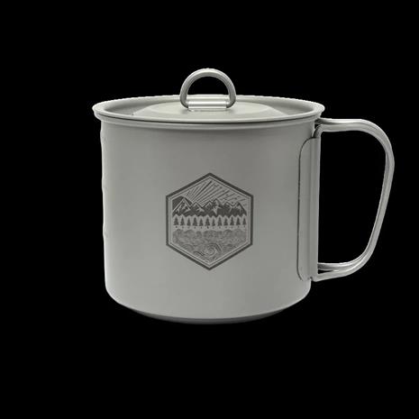 Prometheus Design Werx Ti-Line 600ML Mini Pot-Mug With Lid