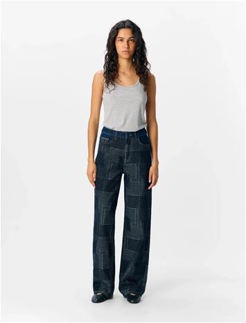 Object Objmoji Wara Dnm Wide Jeans Cc3 - Navy - L