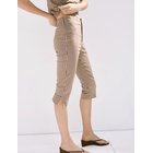 Mango Gingham Check Capri Trousers - Brown - 42
