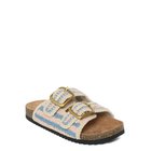 Mango Crochet Buckle Sandals - Cream - 39