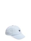 Mango Striped Cap With Embroidery Detail - Blue - 3-5