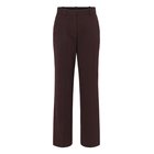 Mango Straight-Fit Suit Trousers - Burgundy - 46