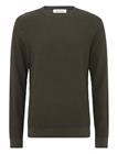 Casual Friday Cfbenson 0225 Structured Crew Neck - Khaki green - XXXL