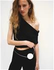 Mango Mid-Rise Harem Pants - Black - XL