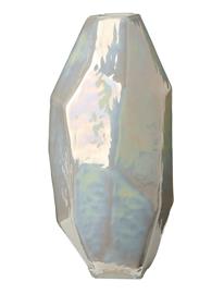 POLSPOTTEN Vase Graphic Luster White M - White - Ø14X H30CM