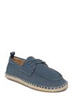 Mango Esparto Boat Shoe - Blue - 38