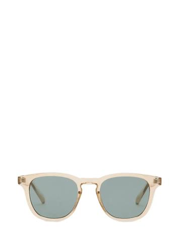 Mango Round-Framed Sunglasses - Yellow - ONE SIZE