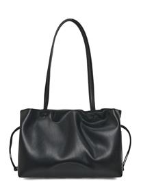 Tory Burch Ella Recycled Drawstring Small Tote - Black - ONE SIZE