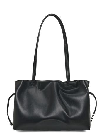Tory Burch Ella Recycled Drawstring Small Tote - Black - ONE SIZE