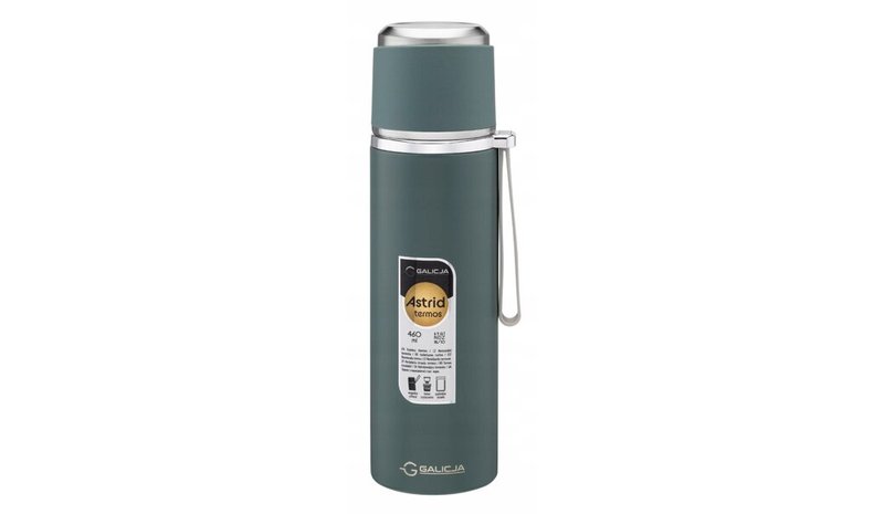 Termos Astrid 460 ml terästä, kaksiseinäiset, vihreä