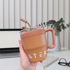 Toimisto Kahvitermospullo Ruostumaton Teräspilli Mukit Portti Uusi Tyylikäs., Ruskea