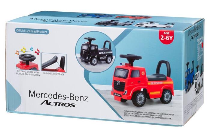 Potkuauto Mercedes Benz Actrons äänillä