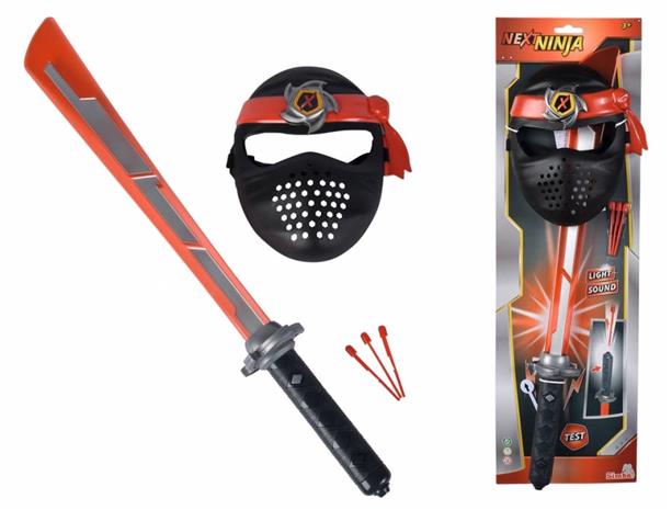 Simba Next Ninja punainen miekka ja naamio setti – kuva 1/1