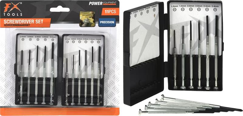 FX Tools 11-osainen tarkkuusmeisselisarja