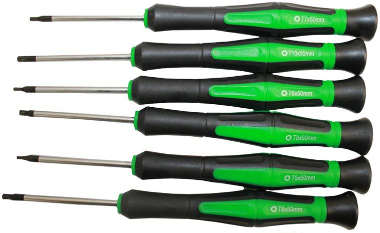 MR-Tuote 6-os. torx minimeisselisarja