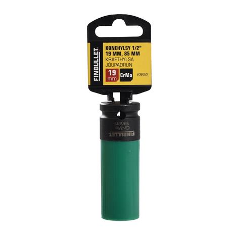 Finbullet 1/2' 19mm 85mm konehylsy