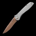 Benchmade Seven Ten S90V FDE PVD kääntöveitsi, gray aluminum