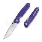 Bestechman Velix - Satin + Stonewash - G10 kääntöveitsi, purppura
