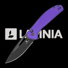 Bestechman Whalefin - PVD - G10 kääntöveitsi, purppura
