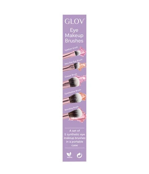 GLOV Eye Make-up Brushes Pink Sivellinsetti 1 kpl