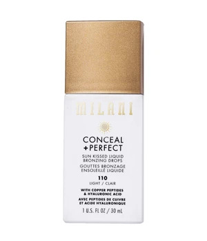 Milani Conceal + Perfect Sun Kissed Liquid Bronzing Drops Light 1