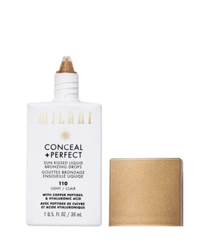 Milani Conceal + Perfect Sun Kissed Liquid Bronzing Drops Light 1