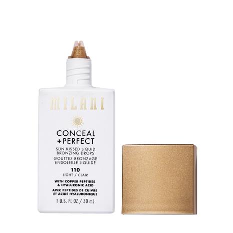 Milani Conceal + Perfect Sun Kissed Liquid Bronzing Drops Light 1