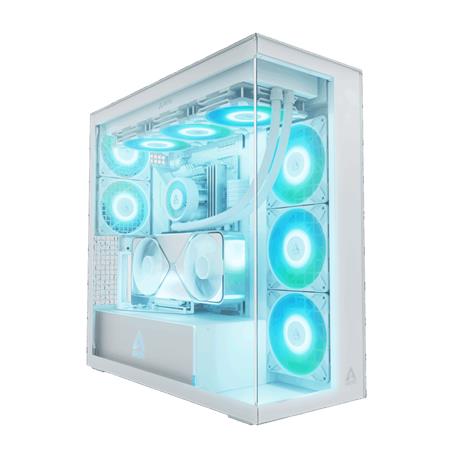 ARCTIC Xtender VG (White) Premium E-ATX PC Case with Vertical GPU Mounting