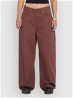 Volcom Beeggy Farkut tobacco brown Naiset