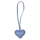 DARK Heart Bag Charm Blue 1pcs