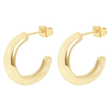 DARK Chunky Plain Creole Gold
