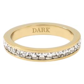 DARK Crystal Ring Broad Crystal Size 3