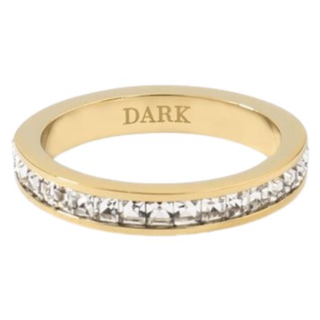 DARK Crystal Ring Broad Crystal Size 3