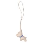 DARK Big Puppy Bag Charm Sand & Blue