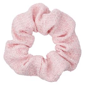 DARK Tweed Scrunchie Cotton Candy