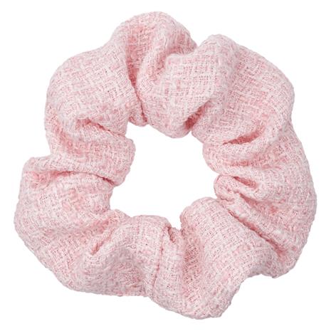 DARK Tweed Scrunchie Cotton Candy
