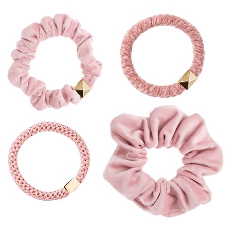 DARK Hair Ties Combo Light Roses