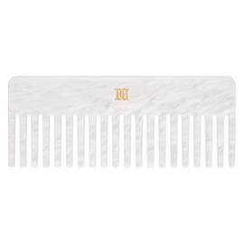DARK Hair Comb Bright White 1pcs