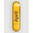 April Skateboards Og Logo - 8,125"" Skeittilaudan dekki yellow purple