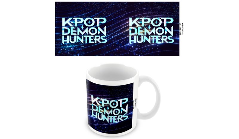 K-POP DEMON HUNTERS (K POP LOGO) WHITE 315ml (Muki)
