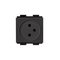 Crestron Electronics Crestron FT2A-PWR-IS Series FT2A-PWR-IS-1-BASIC - power socket mechanism - Israel - 1 power socket - black – kuva 1