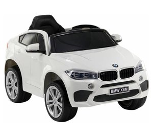 BMW X6 M, valkoisen värinen lasten sähköauto