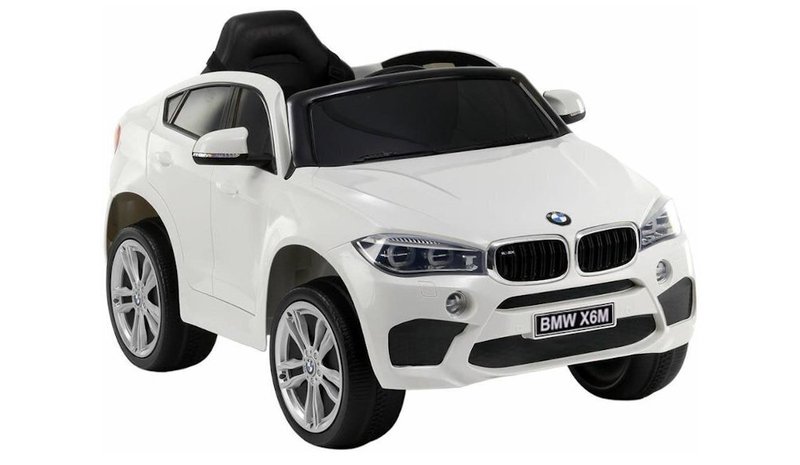 BMW X6 M, valkoisen värinen lasten sähköauto