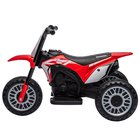 Lasten sähkömoottoripyörä Honda, 3 km/h, äänitehosteilla, 18–36 kk, punainen