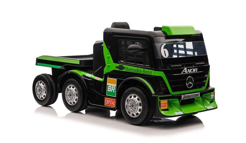Sähköauto perävaunulla Mercedes XMX622B, LCD, vihreä