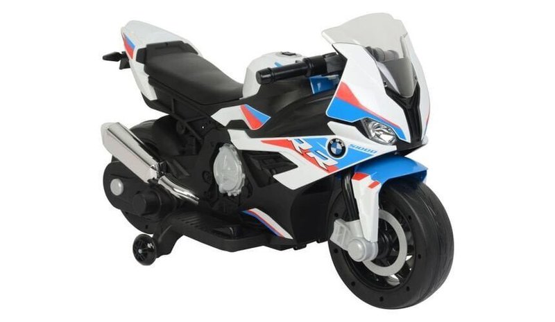 Sähkömoottoripyörä lapsille BMW S1000RR 2156, valkoinen